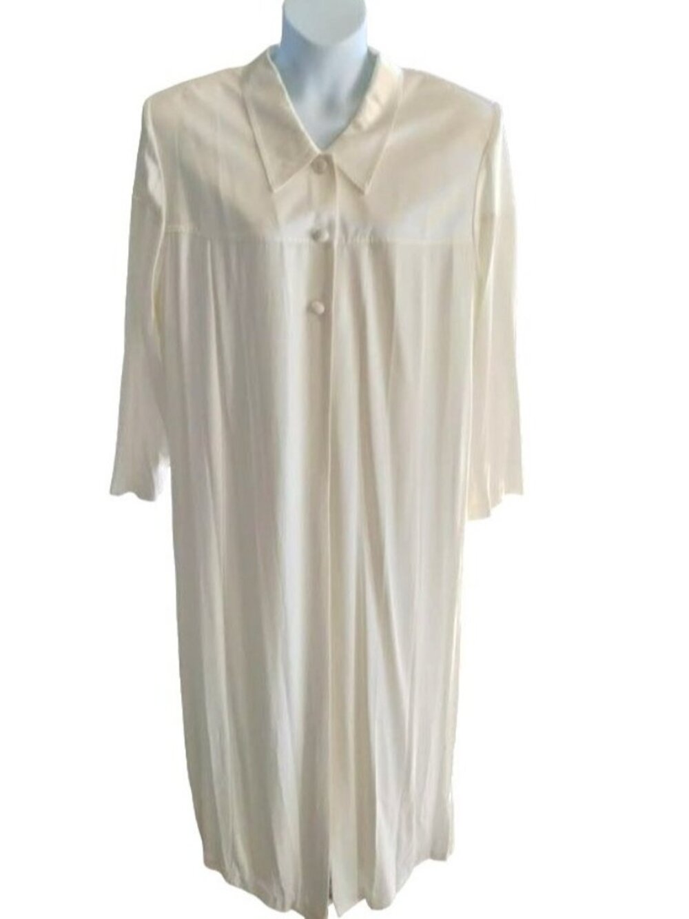 Ronni Nicole II Plus Size 24W Dress & Jacket Maxi Ivory Back Zip Two-Piece Set - Picture 2 of 12